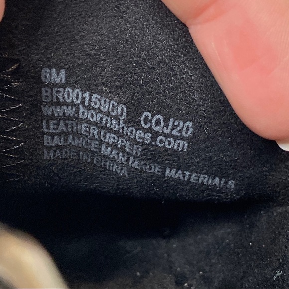 New! Born Nolina Black Bootie 6M - Picture 9 of 12